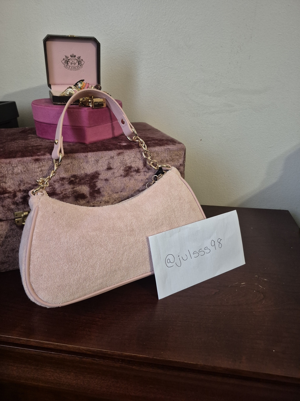 Juicy Couture - Pink Diamond Raising Star Shoulder Bag - Picture 2 of 4
